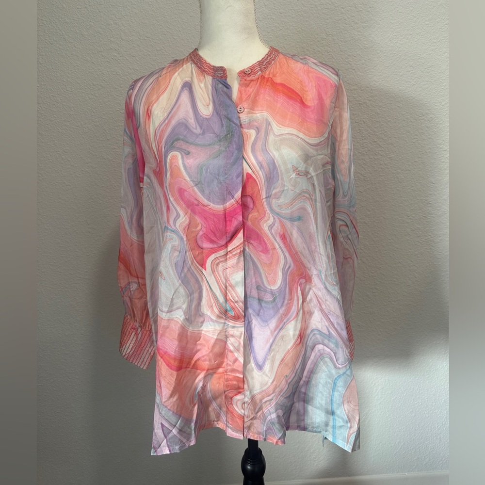 Johnny Was Laguna Vesper Voyager Tunic | Size S | NWT
